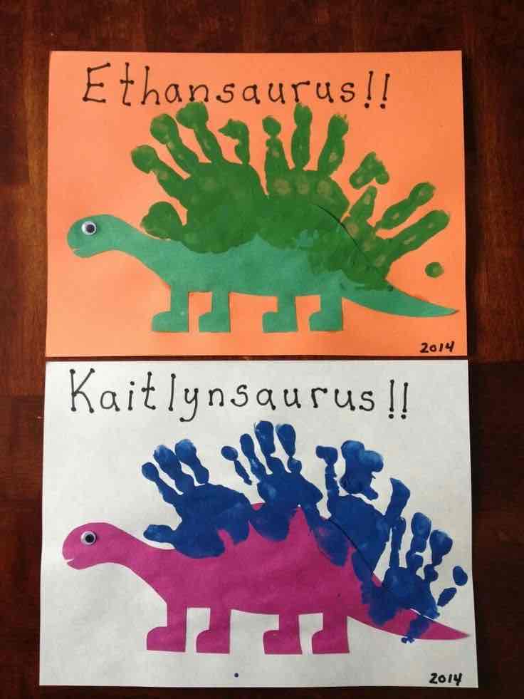 dinozaury praca plastyczna przedszkole