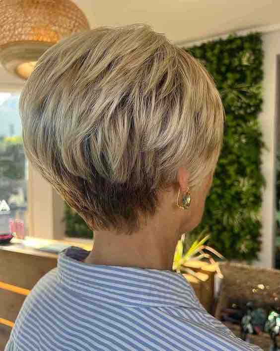 krótkie fryzury damskie po 50