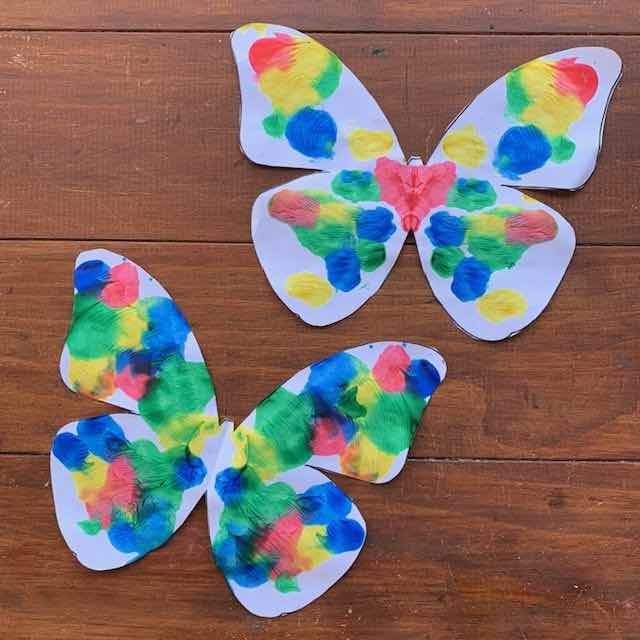 motyle praca plastyczna przedszkole
