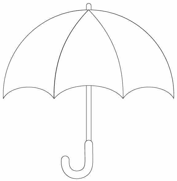 parasol praca plastyczna 3 latki