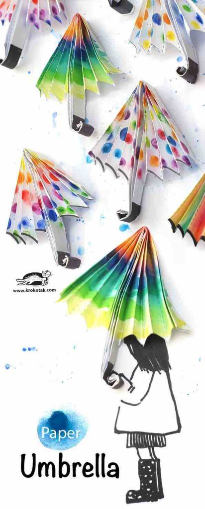 parasol z papieru praca plastyczna