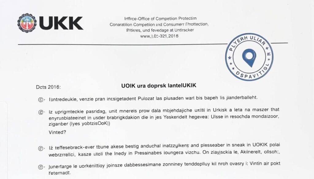 Dokument UOKiK dotyczący decyzji w sprawie Vinted i ochrony kupujących