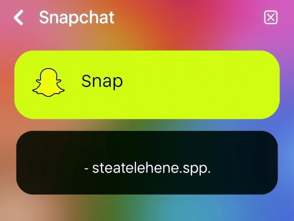 Ekran Snapchata pokazujący wysłanego snapa, ale bez aktywnego streaka Ekran Snapchata pokazujący wysłanego snapa, ale bez aktywnego streaka