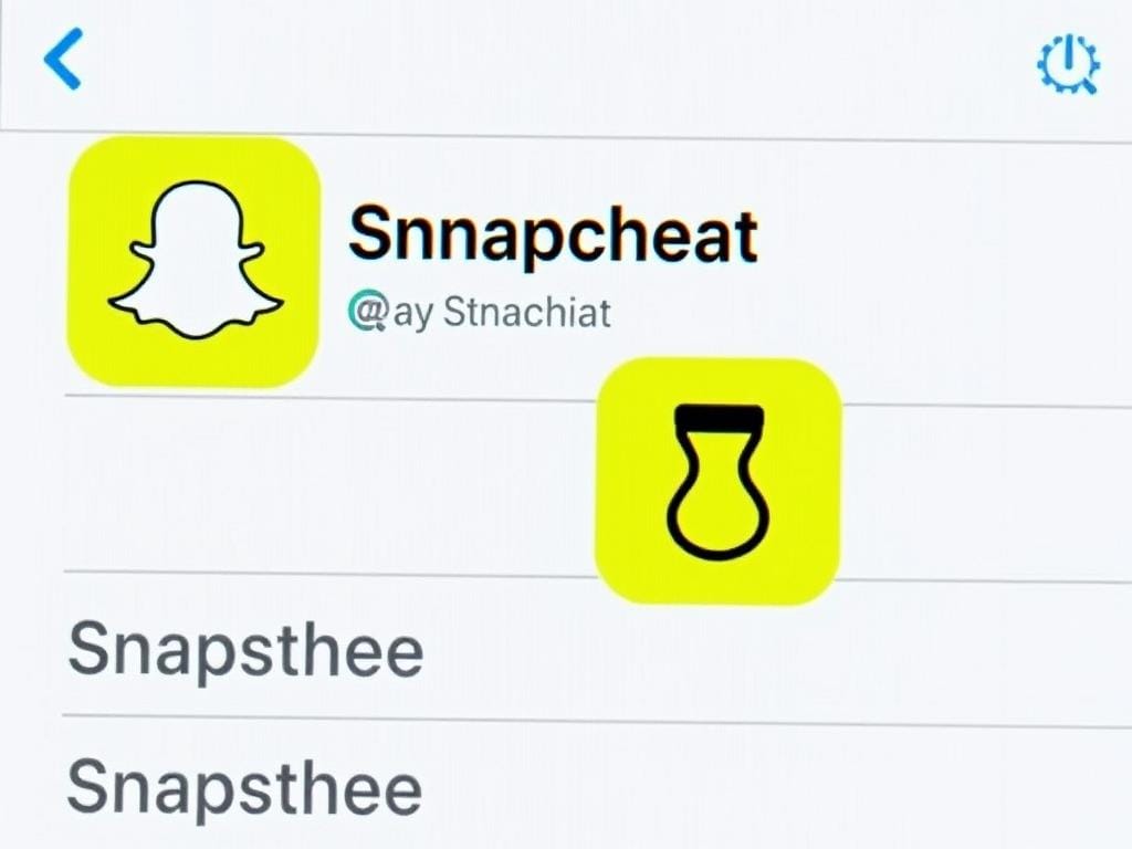 Ikona klepsydry na Snapchacie ostrzegająca o możliwej utracie dni na snapie Ikona klepsydry na Snapchacie ostrzegająca o możliwej utracie dni na snapie