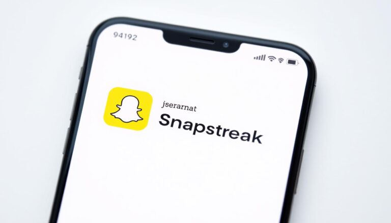 Ikona płomienia obok nazwy użytkownika oznaczająca dni na Snapie