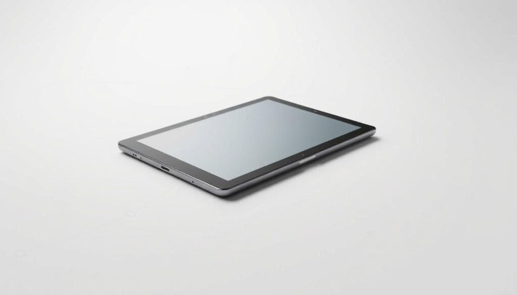 A sleek, modern tablet device with a clean, minimalist design, displayed on a plain white background. The tablet is positioned at a slight angle, showcasing its slim profile and high-quality build. The screen is illuminated, providing a clear and crisp display. The tablet is surrounded by a few simple icons or symbols representing the hardware requirements, such as processor speed, RAM, storage capacity, and display resolution. The overall mood is one of technological sophistication and attention to detail, conveying the essential information a user would need to assess the suitability of the tablet for their needs. A sleek, modern tablet device with a clean, minimalist design, displayed on a plain white background. The tablet is positioned at a slight angle, showcasing its slim profile and high-quality build. The screen is illuminated, providing a clear and crisp display. The tablet is surrounded by a few simple icons or symbols representing the hardware requirements, such as processor speed, RAM, storage capacity, and display resolution. The overall mood is one of technological sophistication and attention to detail, conveying the essential information a user would need to assess the suitability of the tablet for their needs.